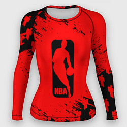 Рашгард женский NBA краски баскетбол, цвет: 3D-принт