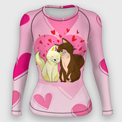 Женский рашгард Любовь мурчащая