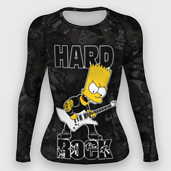 Рашгард женский Hard Rock барт симпсон, цвет: 3D-принт