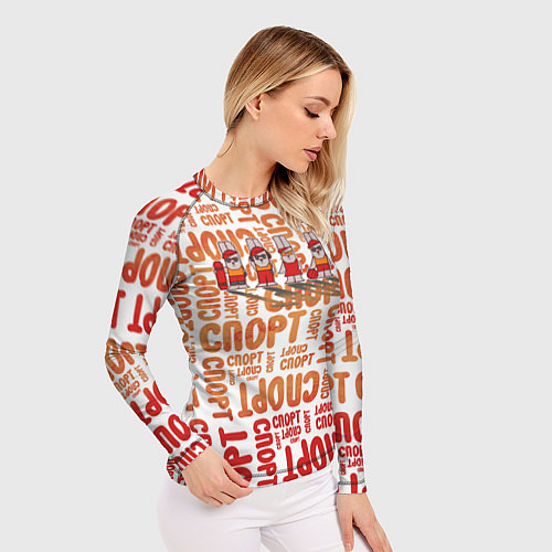 Женский рашгард КролСпорт / 3D-принт – фото 3