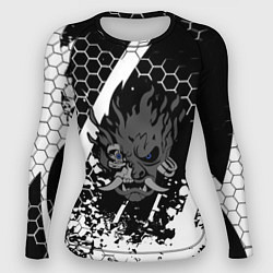 Рашгард женский Samurai соты краски, цвет: 3D-принт