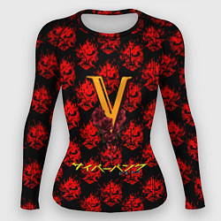 Рашгард женский Samurai cyberpunk, цвет: 3D-принт