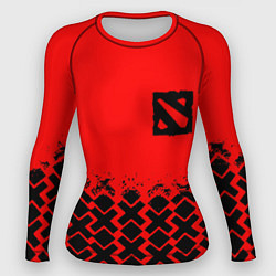 Рашгард женский Dota игровой паттерн, цвет: 3D-принт