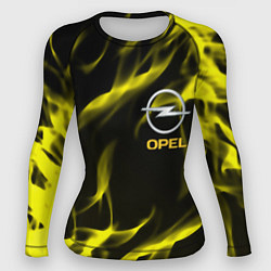 Рашгард женский Opel огненный стиль, цвет: 3D-принт