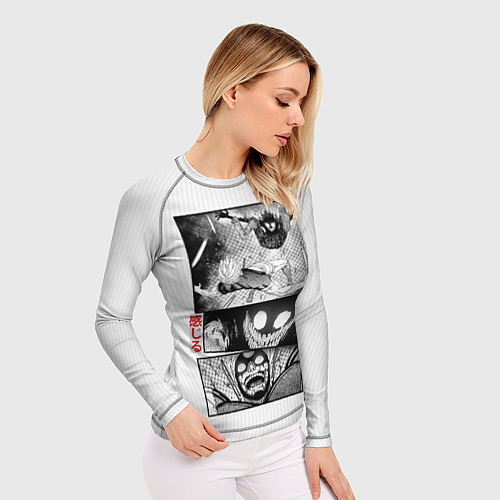 Женский рашгард DanDaDan: Fight / 3D-принт – фото 3