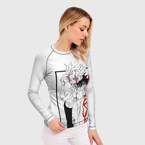 Женский рашгард DanDaDan: Okarun / 3D-принт – фото 3