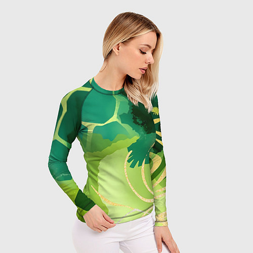 Женский рашгард Вдохновленный природой / 3D-принт – фото 3