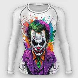 Рашгард женский Джокер с галстуком, цвет: 3D-принт