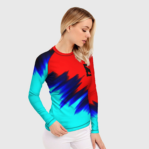 Женский рашгард Dota краски / 3D-принт – фото 3