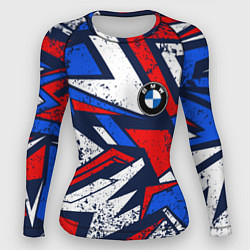Рашгард женский BMW - m colors, цвет: 3D-принт