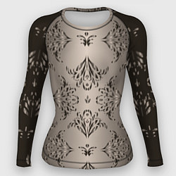 Рашгард женский Узоры с градиентом, цвет: 3D-принт