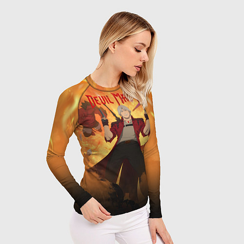 Женский рашгард Devil May Cry персонажи / 3D-принт – фото 3