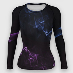 Рашгард женский Color black blue pink, цвет: 3D-принт