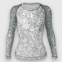 Рашгард женский Серебро, цвет: 3D-принт