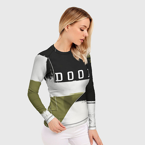 Женский рашгард Doom The Dark Ages / 3D-принт – фото 3