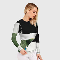 Рашгард женский BMW логотип, цвет: 3D-принт — фото 2