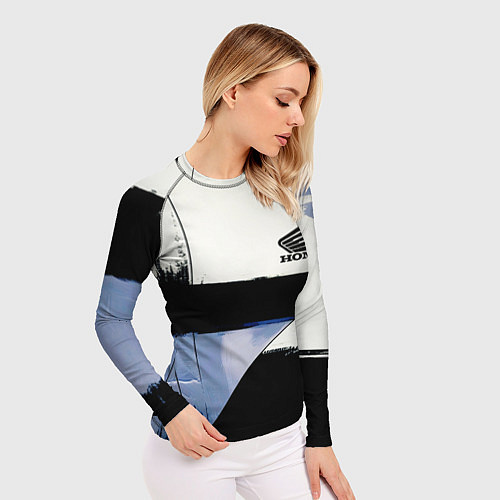 Женский рашгард Honda логотип / 3D-принт – фото 3