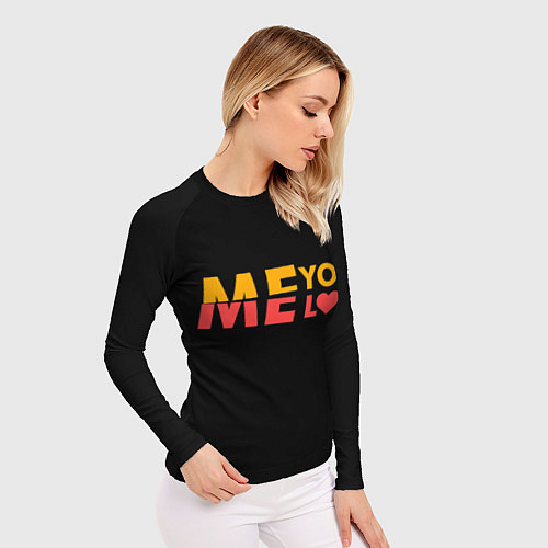 Женский рашгард Me and you - Love / 3D-принт – фото 3