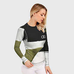 Рашгард женский Ауди логотип, цвет: 3D-принт — фото 2