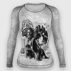 Рашгард женский The last of us grey grunge, цвет: 3D-принт