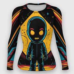 Рашгард женский Недовольный инопланетянин, цвет: 3D-принт