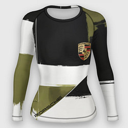 Рашгард женский Porsche эмблема, цвет: 3D-принт