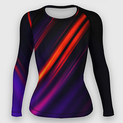 Рашгард женский Multicolored, цвет: 3D-принт