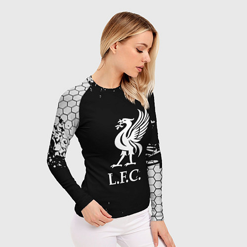 Женский рашгард Liverpool hexagon / 3D-принт – фото 3