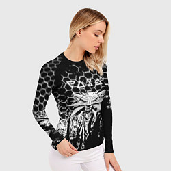 Рашгард женский Ведьмак броня краски, цвет: 3D-принт — фото 2