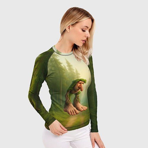 Женский рашгард Патапим мем / 3D-принт – фото 3