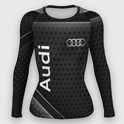 Рашгард женский Audi текстура, цвет: 3D-принт