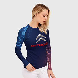 Рашгард женский Citroёn sport, цвет: 3D-принт — фото 2