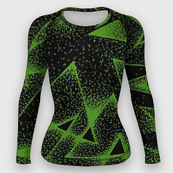 Рашгард женский Triangles with dots, цвет: 3D-принт
