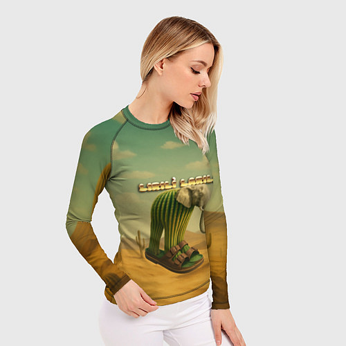 Женский рашгард Lirili Larila мем / 3D-принт – фото 3