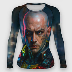Рашгард женский Мужчина в стиле киберпанка, цвет: 3D-принт