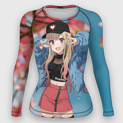 Рашгард женский Марин Китагава, цвет: 3D-принт