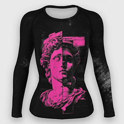 Рашгард женский Скульптура гранж арт, цвет: 3D-принт