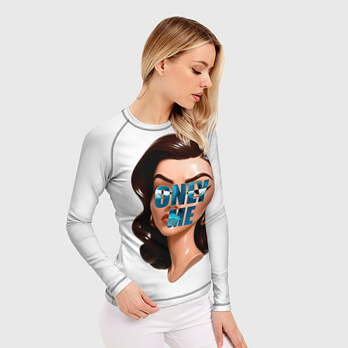 Женский рашгард Only Me / 3D-принт – фото 3