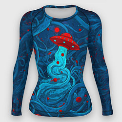 Рашгард женский Контакт с хаосом, цвет: 3D-принт