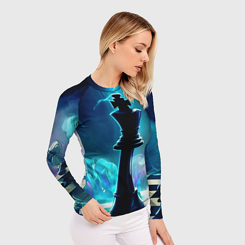 Женский рашгард Дымовая партия / 3D-принт – фото 3