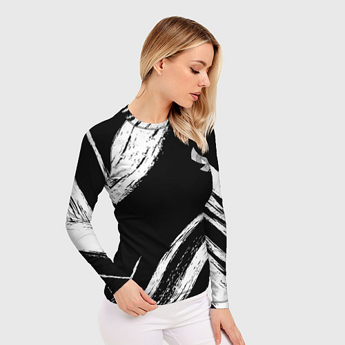 Женский рашгард Дагестан - брызги / 3D-принт – фото 3