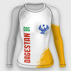 Рашгард женский Дагестан color, цвет: 3D-принт