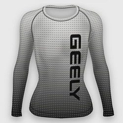 Женский рашгард Geely серый текстурный