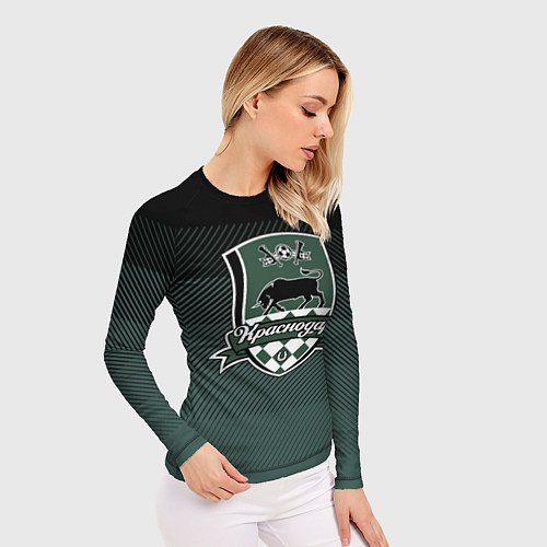 Женский рашгард ФК Краснодар - олдовая форма / 3D-принт – фото 3