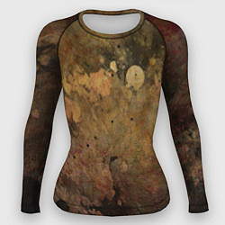 Рашгард женский Абстракция - dark pink paint spill, цвет: 3D-принт