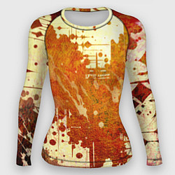Женский рашгард Абстракция - sunspot
