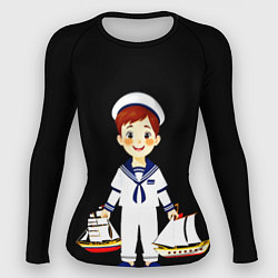 Рашгард женский Маленький морячок, цвет: 3D-принт