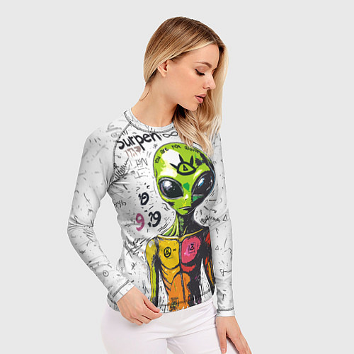 Женский рашгард Вы не одиноки / 3D-принт – фото 3