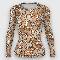 Женский рашгард Какашки