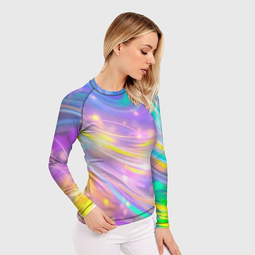 Женский рашгард Волшебный мистический космос / 3D-принт – фото 3